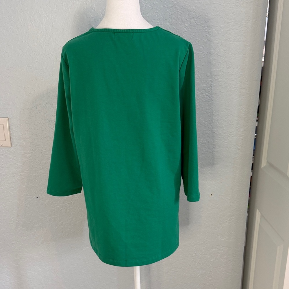 Appleseed's Green Tunic with White Trim - Picture 8 of 9
